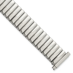 Mens Long 16-20mm Stainless Steel 7.25 inch Expansion Watch Band