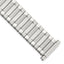 Mens Long 17-22mm Satin and Polished Stainless Steel 7.25 inch Expansion Watch Band