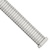 11-15mm Ladies Sanded and Polished Stainless Steel Thin-Flexo Expansion Link 6 inch Watch Band