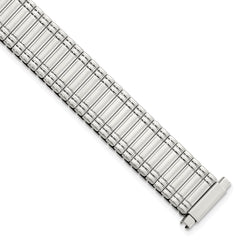 11-15mm Ladies Sanded and Polished Stainless Steel Thin-Flexo Expansion Link 6 inch Watch Band
