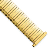 16-21mm Mens Gold-tone Stainless Steel Thin-Flexo Expansion Link 6.5 inch Watch Band
