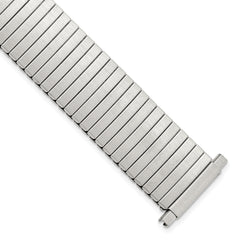 17-22mm Mens Satin Stainless Steel Thin-Flexo Expansion Link 6.5 inch Watch Band