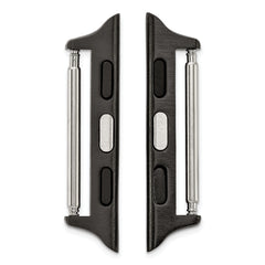 38mm Apple Watch Pair of Black Adapters Fits 20mm Watch Band