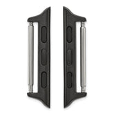 38mm Apple Watch Pair of Black Adapters Fits 20mm Watch Band