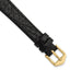 Buffalo-Grain Black Watch Band in Leather, Matte - Sophia Jewelers