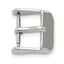 Leather Watch Band with Silver-Tone Buckle