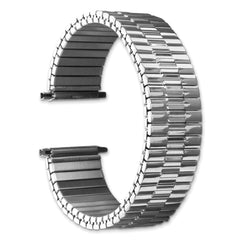 Mens Long 20-24mm Stainless Steel 7.5 inch Expansion Watch Band