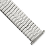 Mens Long 20-24mm Stainless Steel 7.5 inch Expansion Watch Band