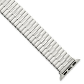for Apple 38/40mm Smart Watch Mens Long Stainless Steel 7.5 inch Expansion Watch Band with Stainless Steel Adapters