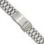 for Apple 38/40mm Smart Watch Long President-Style Stainless Steel 7.4 inch Watch Band with Stainless Steel Adapters