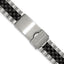 Jubilee-Style Watch Band in Black IP-Plated Stainless Steel - Sophia Jewelers