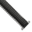Black & Expansion Watch Band in Silver-Tone Stainless Steel, 15.5mm - Sophia Jewelers
