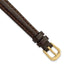 DeBeer Dark Smooth Brown Watch Band in Leather - Sophia Jewelers