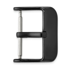 26mm Black PVD-plated Stainless Steel Buckle