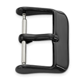 26mm Black PVD-plated Stainless Steel Buckle