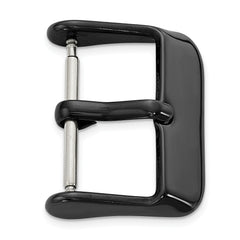 26mm Black PVD-plated Stainless Steel Buckle