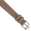 Flat Dark Brown Suede Watch Band in Leather, Matte - Sophia Jewelers