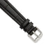 Black Grain Alligator-Grain Watch Band in Leather, Matte - Sophia Jewelers