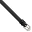 Black Calfskin Watch Band in Leather, Matte, 8mm - Sophia Jewelers