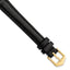 Oilskin Black Watch Band in Leather, Matte, 12mm - Sophia Jewelers
