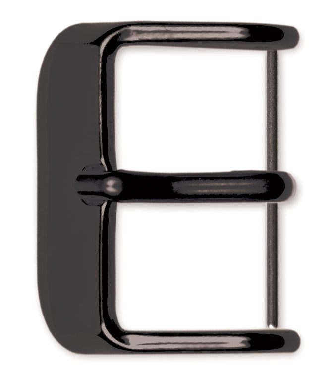 10mm Black PVD-plated Stainless Steel Buckle