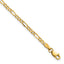 2.5mm 14K Yellow Gold Figaro Chain - Sophia Jewelers