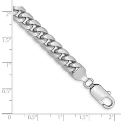 14k WG 7.3mm Semi-Solid Miami Cuban Chain