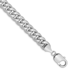 14k WG 9.3mm Semi-Solid Miami Cuban Chain