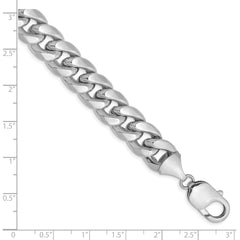 14k WG 11mm Semi-Solid Miami Cuban Chain