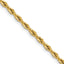 14ky 2.5mm Semi-Solid Rope Chain