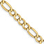 5.75mm 14K Yellow Gold Figaro Chain - Sophia Jewelers