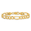 7.3mm 14K Yellow Gold Figaro Chain - Sophia Jewelers