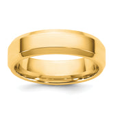 14KY 5.5mm Bevel Edge Comfort Fit Band Size 14