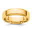 5.5mm 14K Yellow Gold Beveled Edge Comfort Fit Wedding Band - Sophia Jewelers