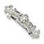 1928 Jewelry Silver-tone Clear Crystal Hair Barrette