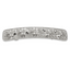 1928 Jewelry Silver-tone Ornate Floral Motif Hair Barrette
