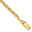 14K Yellow Gold Solid Byzantine Chain Necklace 2mm