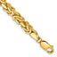 14K 8 inch 5.25mm Byzantine with Lobster Clasp Chain - Sophia Jewelers
