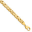 14K 9 inch 6.5mm Byzantine with Lobster Clasp Chain