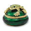 Enameled Speckles Frog Trinket Box in Pewter with Matching Necklace - Sophia Jewelers