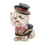 R. Butler Tuxedo Dog Trinket Box in Pewter with Matching Necklace - Sophia Jewelers