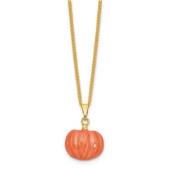 Luxury Giftware by Jere Bejeweled HALLOWS EVE Jack-O-Lantern Trinket Box with Matching 18 inch Necklace