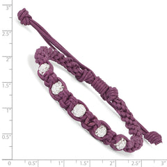Crystal Macrame Bracelet