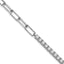 14k White Gold 3 3/4 carat Lab Grown Diamond VS/SI+ G+ Half Paperclip 7 inch with an 1 inch exension Bracelet