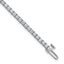 14k White Gold 2 3/4 carat Lab Grown Diamond VS+ F+ Complete Tennis Bracelet - Sophia Jewelers