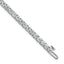 14k White Gold 7 carat Lab Grown Diamond VS/SI+ G+ Complete Tennis Bracelet - Sophia Jewelers