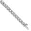 14k White Gold 14 carat Lab Grown Diamond VS/SI+ G+ Complete Tennis Bracelet - Sophia Jewelers