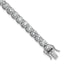 Lab-Grown Diamond Tennis Bracelet in 14K White Gold (11 1/8 ct. tw., VS/SI+ G+), 7 Inch - Sophia Jewelers