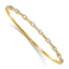 14ky Bangle Bracelet Mounting (No Stone Included)