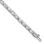 14k White Gold 10 carat Certified Lab Grown Diamond VS+ F+ Complete Emerald Bezel Set Tennis Bracele - Sophia Jewelers